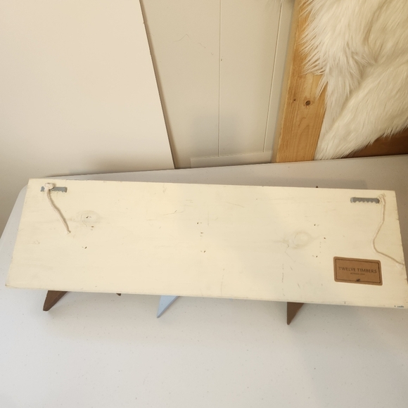 Twelve Timbers Rustic Farmhouse Wall Decor Kids Room Hanging Hooks Stars Blue - Picture 6 of 9